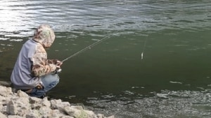 Fishing by senior citizens