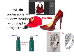 I will do professionally shadow creation with graphic designer team