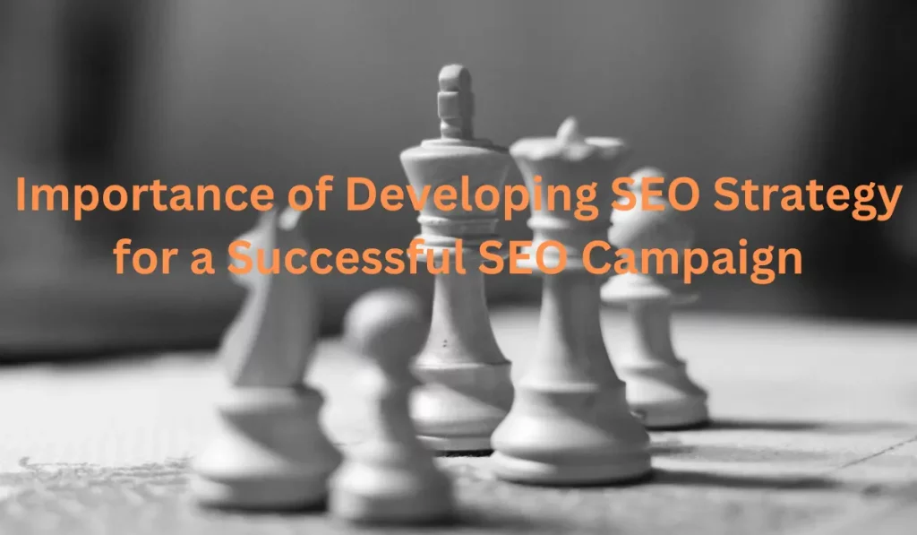 Importance of Developing SEO Strategy