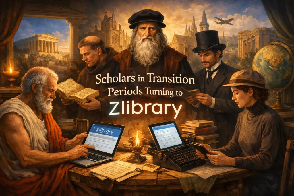 Scholars in Transition Periods Turning to Zlibrary